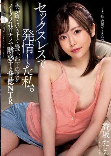 セックスレスで発情した私。 夫が寝ているすぐ脇で、部下の男をノーブラ乳首チラで誘惑する背徳NTR 香坂たえ