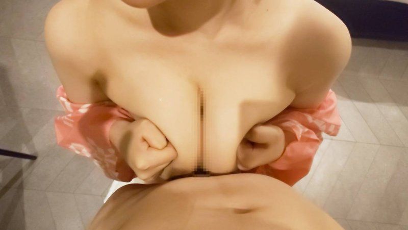 浴衣的I罩杯爆乳女友让我好好揉奶＆站立乳交的事情w